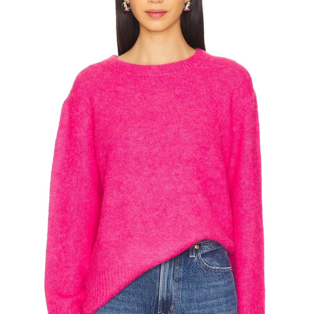 Pistola Bright Pink Crew Neck Sweater
